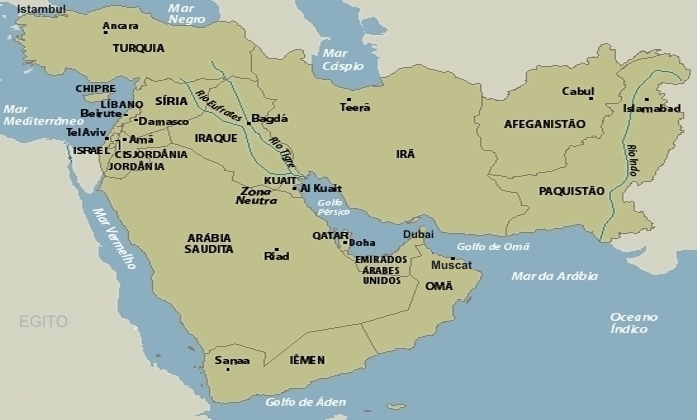 mapa-oriente-médio