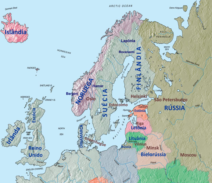 Pacotes Escandinávia 2024 - 2025  Excursão de Turismo Escandinávia
